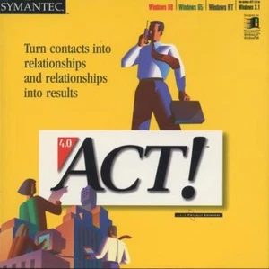 Act! 4.0 PC CD organize customer business contact address information management - Afbeelding 1 van 1