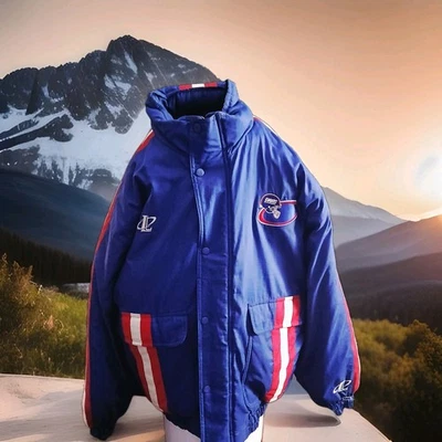 Chaqueta Bomber Pro Line NFL New York Giant Blues Satinado Azul, Talla 2xl Foto 1 de 4