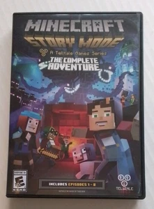Minecraft: Story Mode - The Complete Adventure PC DVD Windows free Shipping  - Picture 1 of 4
