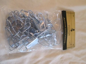VTG NEW NOS METAL FISH CHAIN STRINGER  SNAP 40” FISHING JAPAN VINTAGE CHROMED - Picture 1 of 9