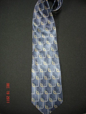 ¡NUEVO!  Corbata 100 % seda METROPOLITAN de Lord & Taylor AZUL HECHA A MANO  Foto 1 de 4