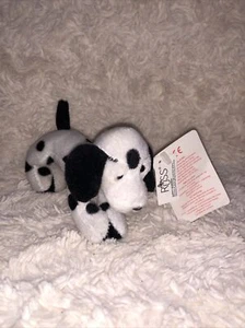 Russ Berrie Small Dalmatian Dog Plush Soft Toy With Original Tags Magnetic Paws - Picture 1 of 11