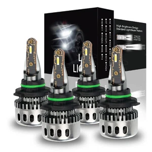 For Acura Integra 1994-2001 4X LED Headlights High Low Bulbs Beam 6500K 26000lm - Picture 1 of 11