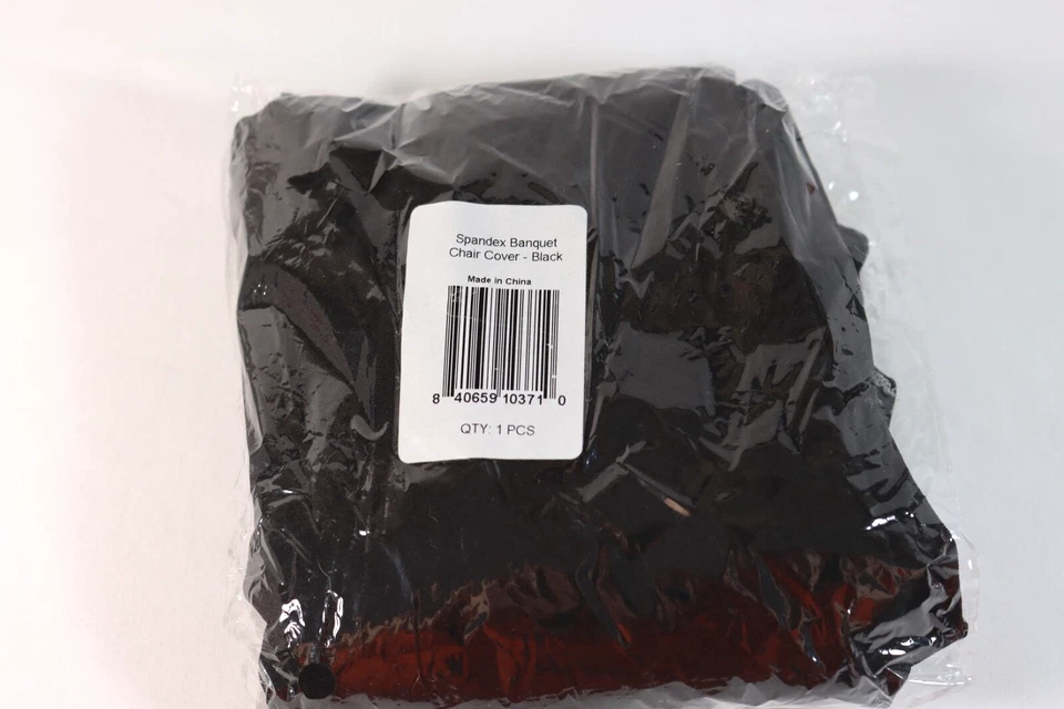 Funda Silla Banquete Spandex Negra Boda Graduación Cumpleaños Aniversario Fiesta Foto 1 de 1