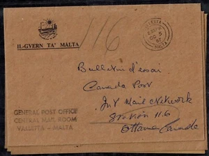 Malta 1985 & 1987 Registered Post Office Reconciliation 4 Covers RARE GROUP - Picture 1 of 2