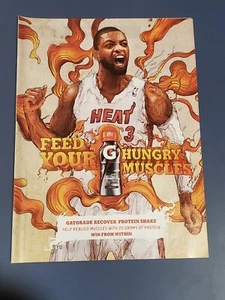 DWYANE WADE Gatorade Poster Print Ad Rare Photo Miami Heat + - Picture 1 of 1