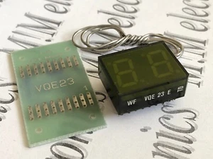 Digital Indicator SET / VQE23 E 7-Segment LED Display GREEN 2 Digits + PCB  - Picture 1 of 10