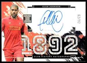 2023-24 Panini Impeccable Glen Johnson Club History Autographs Auto #62/92 SP - Picture 1 of 2