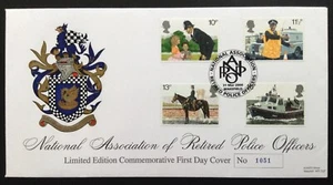 GB QEII 2000 Asociación Nacional de Oficiales de Policía Retirados Cubierta Conmemorativa - Imagen 1 de 3