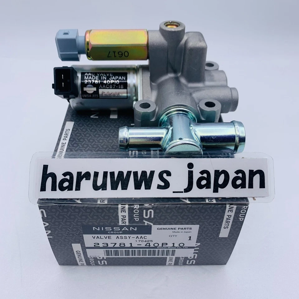 OEM Nissan 300ZX Z32 Válvula Aac Iacv Conjunto 23781-40P10 Genuino Nuevo VD30DT VG30DTT Foto 1 de 4
