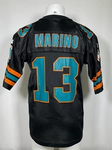 VTG Dan Marino #13 Miami Dolphins NFL Starter Black Jersey Men's MEDIUM 46 - Picture 1 of 16