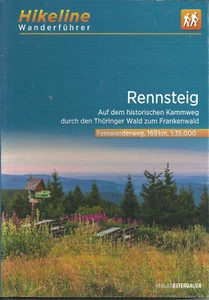 Wanderführer Fernwanderweg Rennsteig durch Thüringer Wald z Frankenwald 2022 NEU - Bild 1 von 2