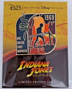 Disney D23 Helena Shaw 2023 Indiana Jones and the Dial of Destiny Pin LE 750 - Bild 1 von 1