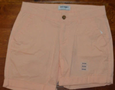 Bermudas chinas para mujer Old Navy melocotón puño redondo tallas 4, 6, 10 Foto 1 de 2