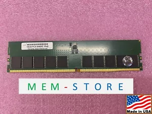 16GB DDR5-4800MHz ECC UDIMM RAM Memory Compatible with MEM-DR516L-CL01-EU48 - Picture 1 of 5
