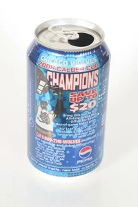 Lattina di soda promozionale Pepsi - Chicago Wolves Champion - Foto 1 di 4
