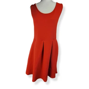 24Seven Red Pleated Maternity Dress XL - Picture 1 of 3