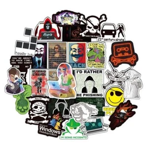 ⭐50 Piezas Darkweb Hacker Style IT Style Stickerbomb Pegatinas Para Laptop Set - Imagen 1 de 6