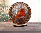 Memorial Light Up Christmas Tealight - Robin Candle Memory Remembrance