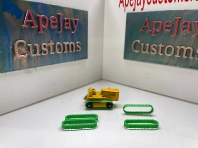 lesney matchbox caterpillar dozer no 8, 2 sets of green tracks, TRACKS ONLY - Image 1 of 2