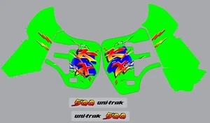 Shroud and Tank Graphics for 1988-2004 Kawasaki KX500 KX 500 Decals sticker - Picture 1 of 1