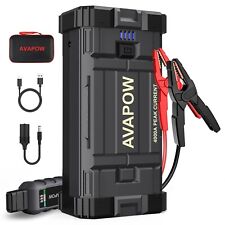 AVAPOW Car Jump Starter, 4000A Peak Battery (for All Gas or Up to 10L Diesel)