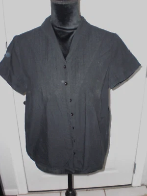 Blusa FRED PERRY Usada Negra Talla 10 Escudo Negro*** Foto 1 de 3