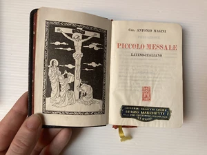 Piccolo Messale Latino Italiano Can. Antonio Masini 1949 Salani Ottime - Foto 1 di 6