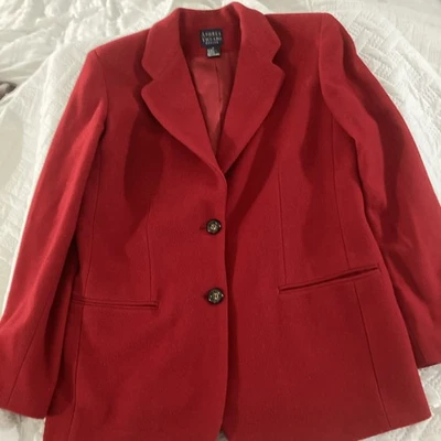Женский блейзер Andrea Viccaro из шерстяной и кашемировой смеси 10 миниатюрных размеров красный  - Изображение 1 из 4