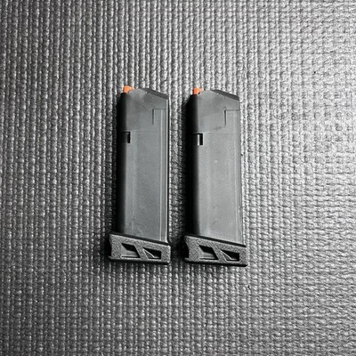 Удлинительная ручка для базовой пластины Glock поколения 5 упаковка 2 шт. EDC +0 9 мм Glock G17 G19 G34 G45 G44 - Изображение 1 из 4