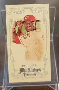 2013 Topps Allen And Ginter Mini Red Back /25 Brandon Phillips - Picture 1 of 2