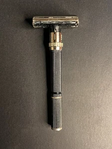 Gillette Black Handle Super 109 Adjustable Safety Razor - X1 1977 - Bild 1 von 8