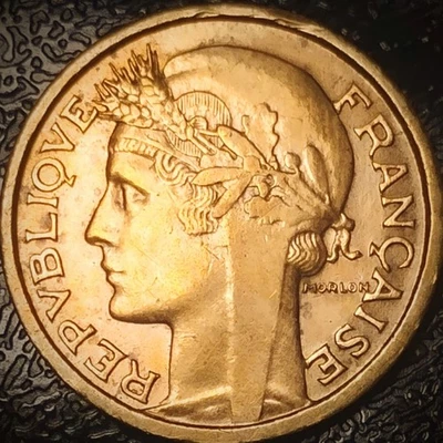 France 1937 - 50 Centimes, Uncirculated - KM#894.1 - Image 1 of 2