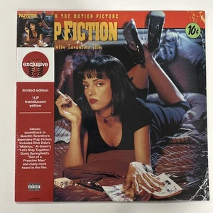 Pulp Fiction Soundtrack - Limited Edition TRANSLUCENT YELLOW Vinyl LP NEW SEALED - Picture 1 of 10