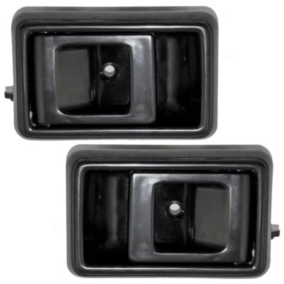 New Black Interior Door Handle Set For 1985-1995 Toyota Pickup / 4Runner - Image 1 of 3