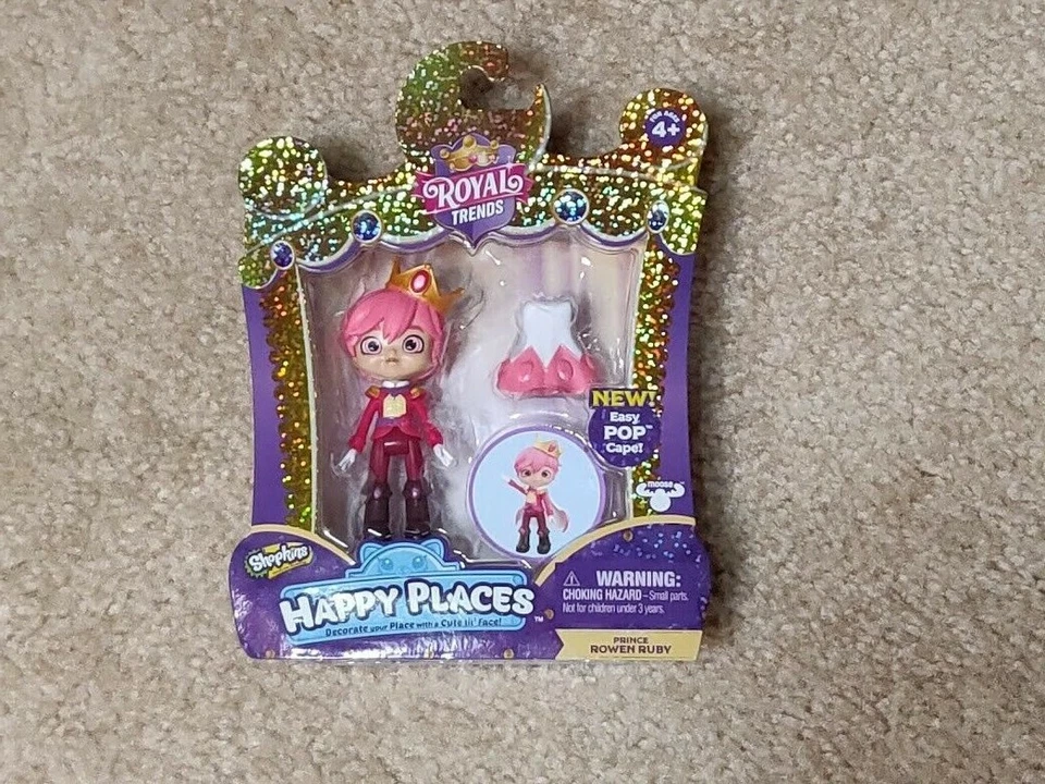 Boneco HAPPY PLACES Prince Rowen Ruby Royal Friends 3" - Imagem 1 de 1