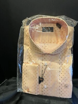 Nuevo Steven Land | Camisa de vestir | Puño francés | Cuello ancho | 17 36/37 B&T Foto 1 de 4