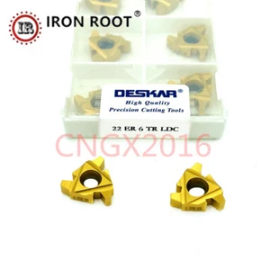 DESKAR 10P 22ER 6.0TR LDC Threading Carbide Insert CNC Lathe Turning Tool SER - Picture 1 of 6