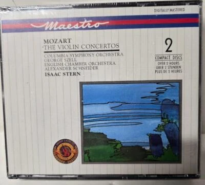 MAESTRO MOZART THE VIOLIN CONCERTOS 2 CD BOX SET CLASSICAL MUSIC CD NEW SEALED - Image 1 of 2