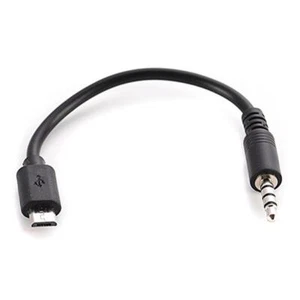 USB Micro B to 3.5mm Male Stereo Audio Cable For Android Cellphones 2025 USS - Picture 1 of 11