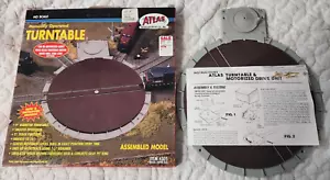 Atlas HO Scale Manually Operated Turntable 305 Nickel Silver Rail - Picture 1 of 6