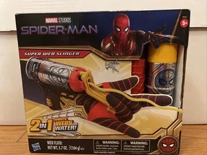 Hasbro Marvel Studios Spider-Man Super Web Slinger 2-in-1 Shoots Webs or Water - Picture 1 of 4