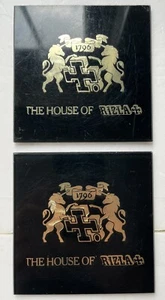 2x House Of Rizla Vintage Glossy Drinks Coaster Drink Table Garage Mancave - Picture 1 of 2