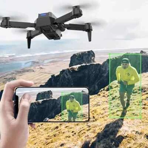 E99 K3 PRO Drone RC Drones Pro 4K HD 2 Cameras WIFI FPV Foldable Mini Quadcopter - Picture 1 of 5