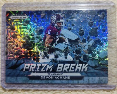 2023 Panini Prizm Draft Picks Devon Achane Prizm Break/25! - Image 1 of 2