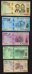 Burundi 10000 5000 2000 1000 500 2018 Pick NEU UNC - Bild 1 von 2