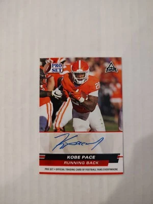 2022 Leaf Pro Set Draft - Autographs Red #PSA-KP1 Kobe Pace (AU, RC)(JGA) - Image 1 of 2