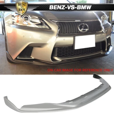 Fit 13-15 GS350 450 F Sport 4Dr SK Front Lip Painted #1J2 Sonic Silver Metallic Foto 1 de 4