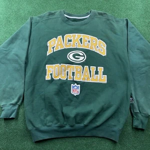 Vintage Green Bay Packers Sweatshirt Mens XL 90S Starter NFL Football USA MADE - Picture 1 of 8