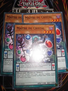 YU-GI-OH! COM PLAYSET (LOT DE 3) MAÎTRE DU CRISTAL FLOD-FR092 NEUF EDITION 1 FR - Picture 1 of 1